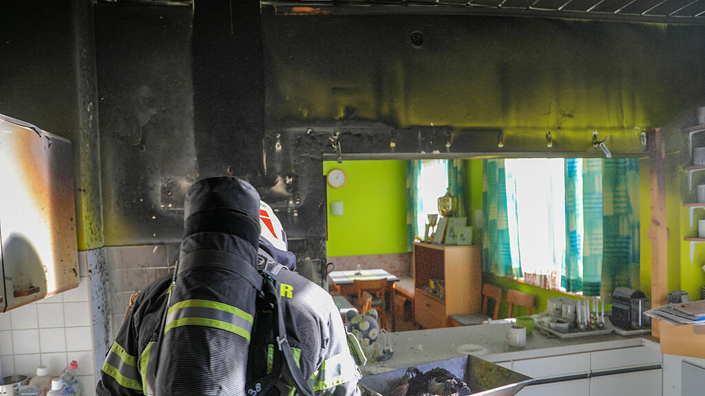 Küchenbrand im Vereinshaus des Polizeihundesportverein