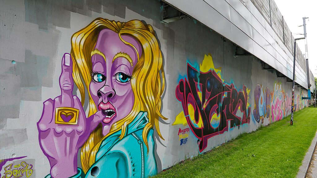 Graffiti in der Stadt Salzburg