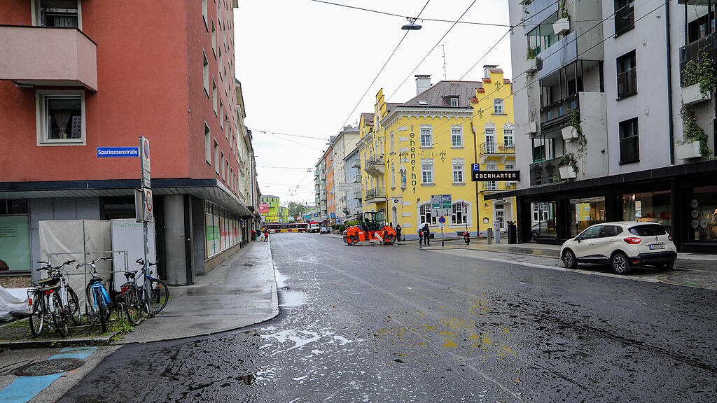 Baustelle Ignaz-Harrer-Straße