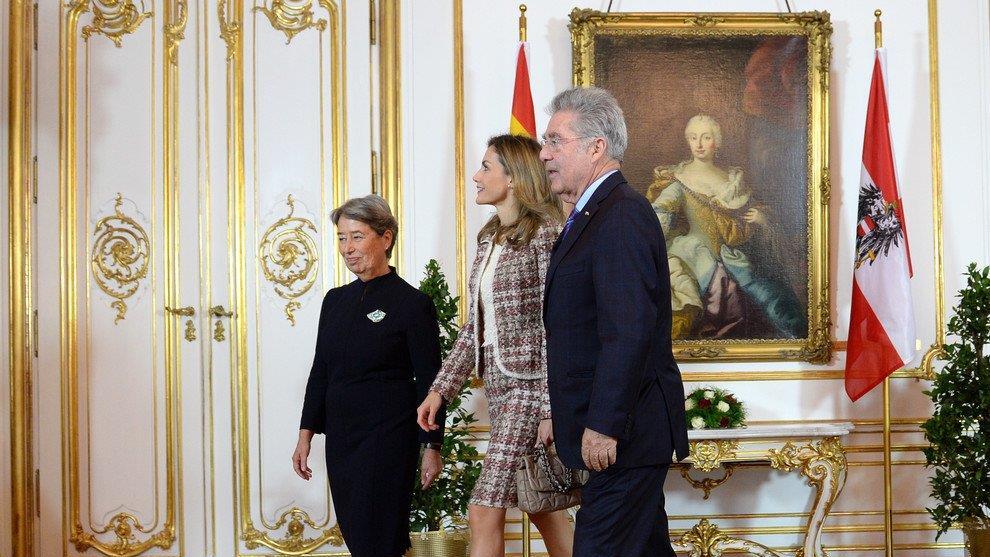 Königin Letizia in Wien