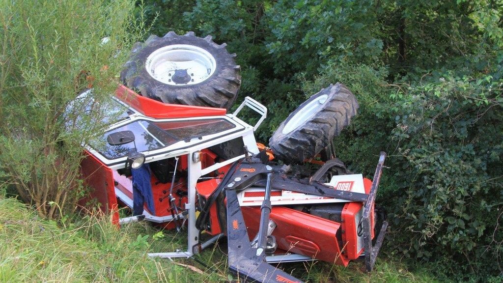 Traktorabsturz in Ebenau