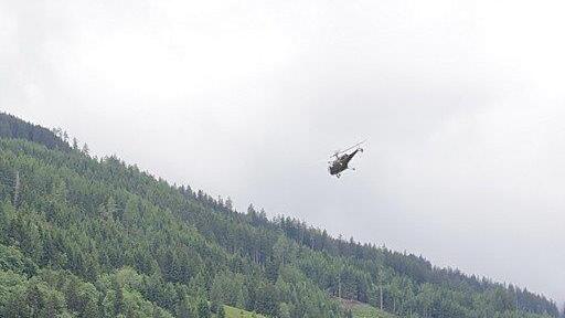 Hubschrauber im Einsatz