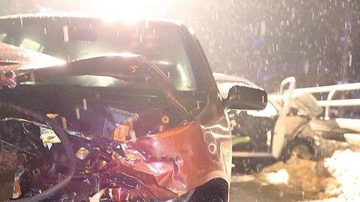Schwerer Crash auf B306