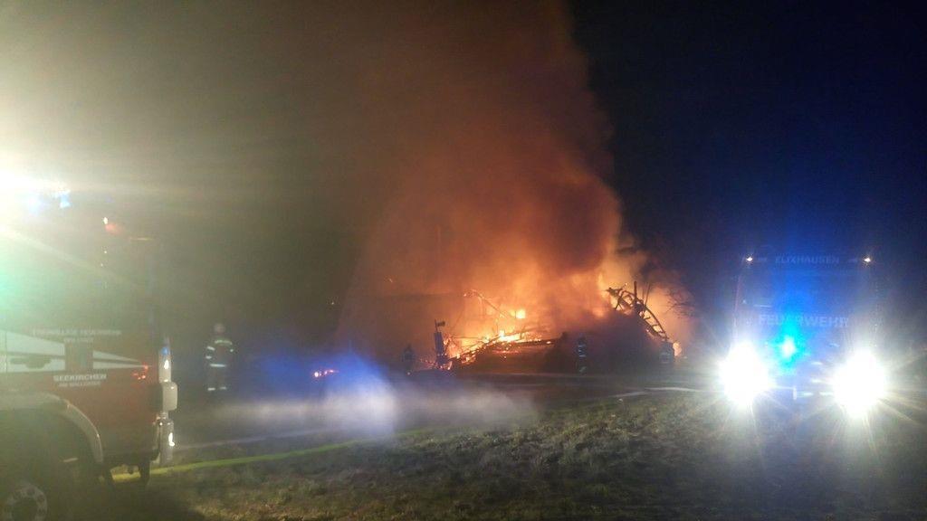 Großbrand bei Bauer in Seekirchen I