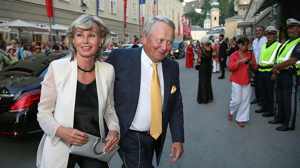 Wolfgang Porsche bei dem Salzburger Festspielen.