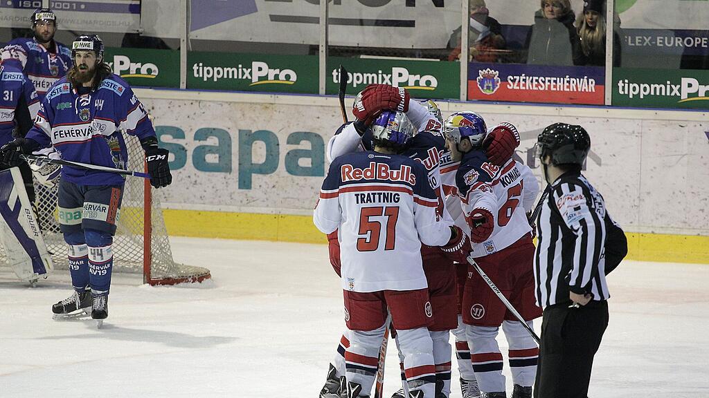 Red Bull Salzburg führt die Erste Bank Eishockey Liga an.