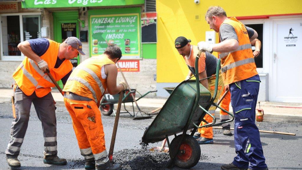 Baustelle Hans-Schmid-Platz