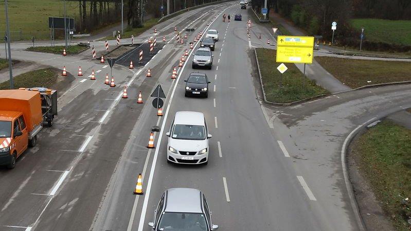 Arbeiten auf der B20