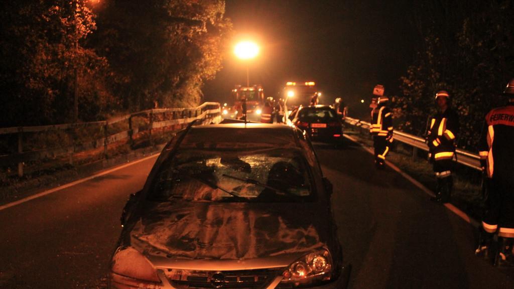 Unfall auf der B20