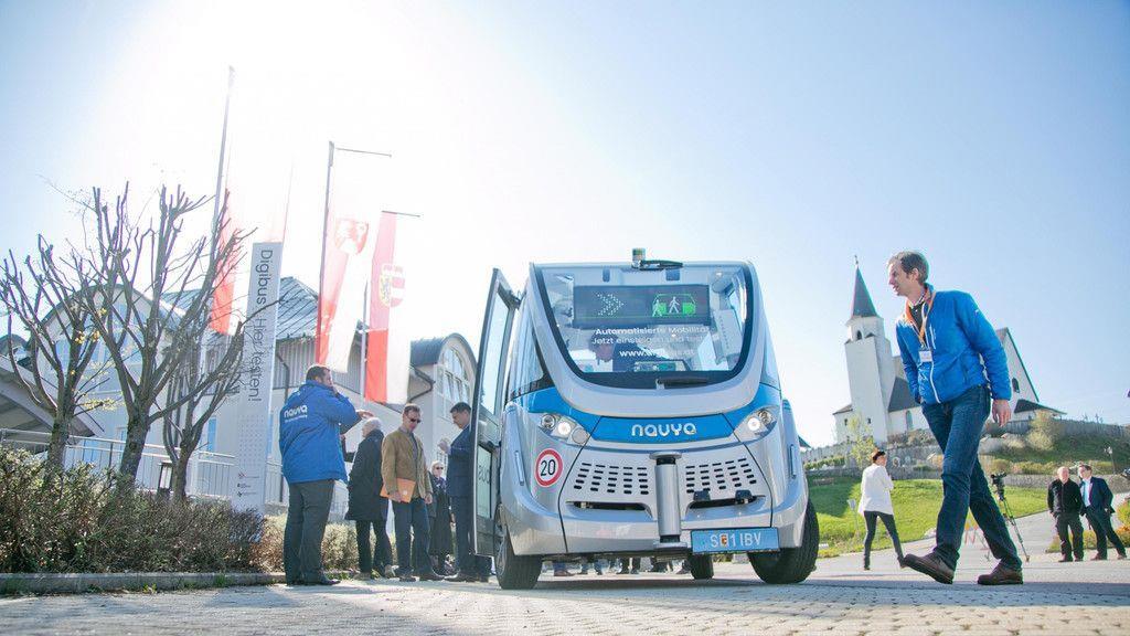Selbstfahrender Bus in Koppl