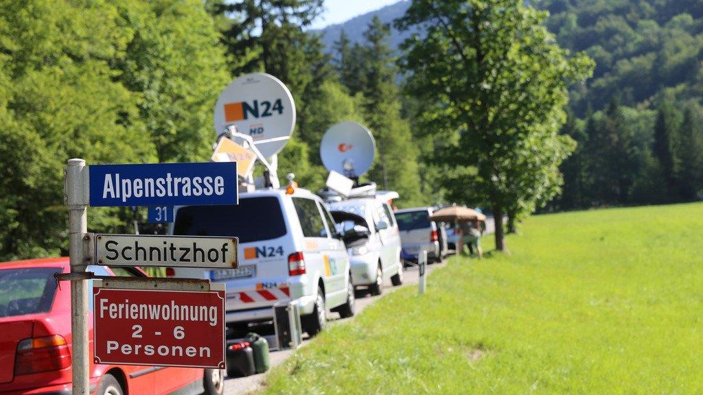 Medienandrang am Untersberg enorm