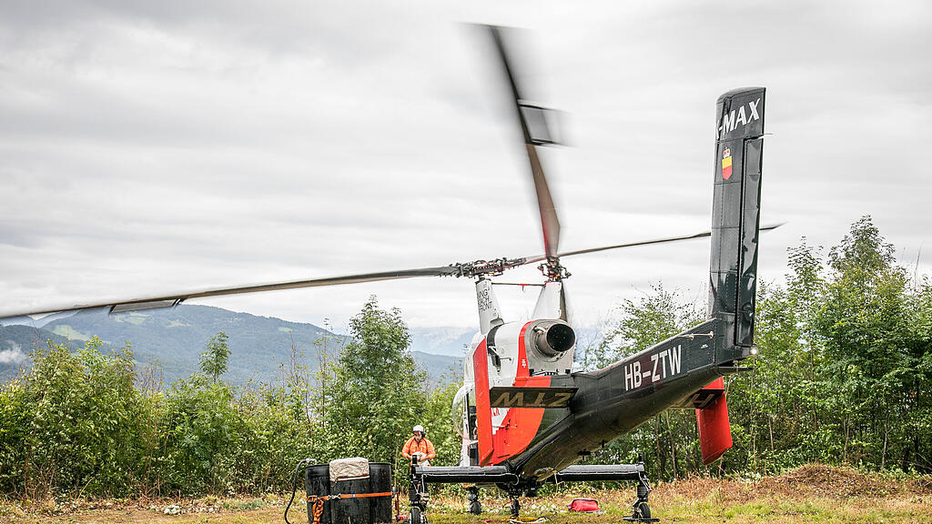 Hubschrauber am Kapuzinerberg II