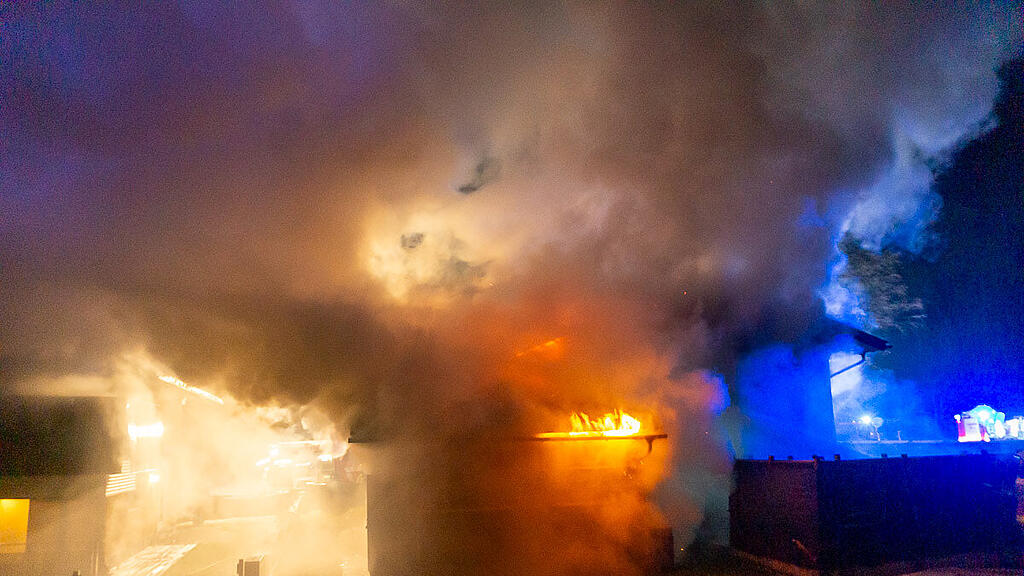 Großbrand in Annaberg-Lungötz