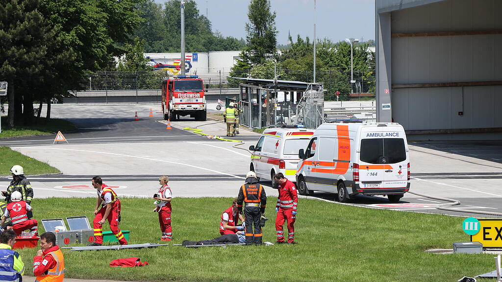 EInsatzübung, Salzburg Airport