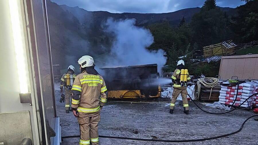 Alarmstufe 3 bei Brand auf Bergbauernhof in Rauris