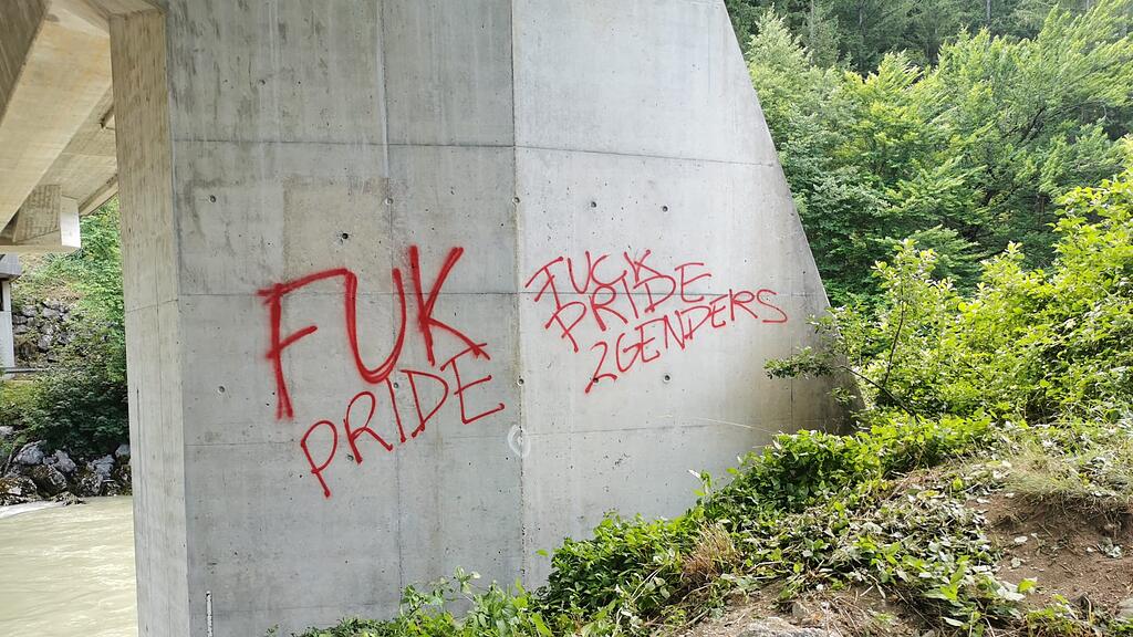 Schmierereien Unken