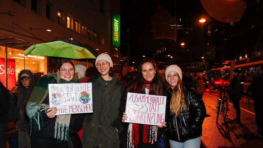 "Demo gegen Rechts" in Salzburg