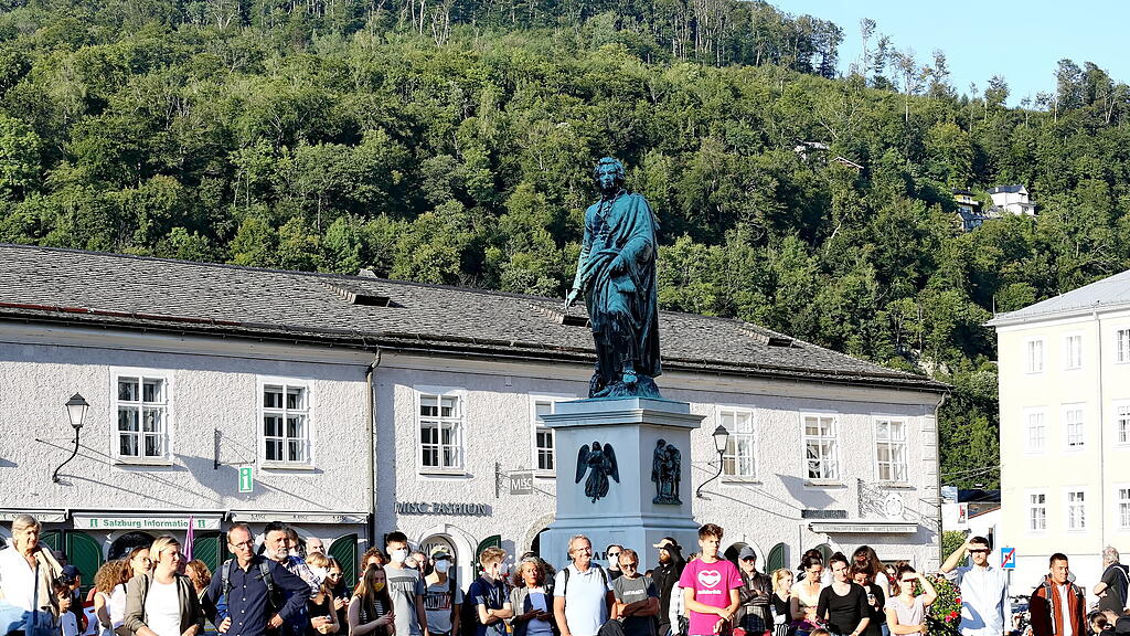 Demo in Salzburg für Afghanistan