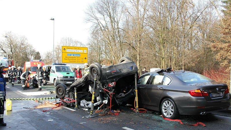 Schwerer Crash in Freilassing
