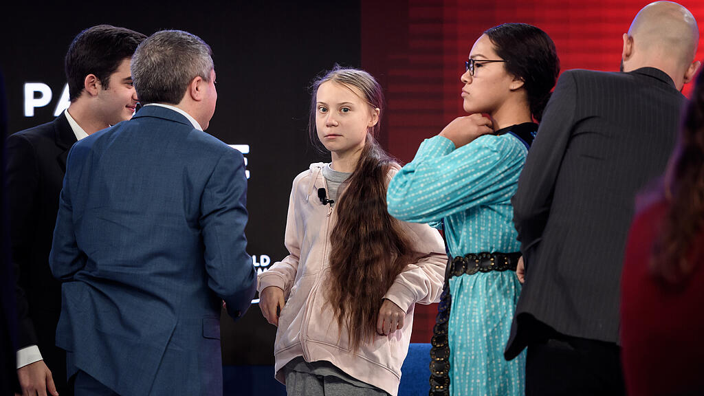 Greta Thunberg in Davos