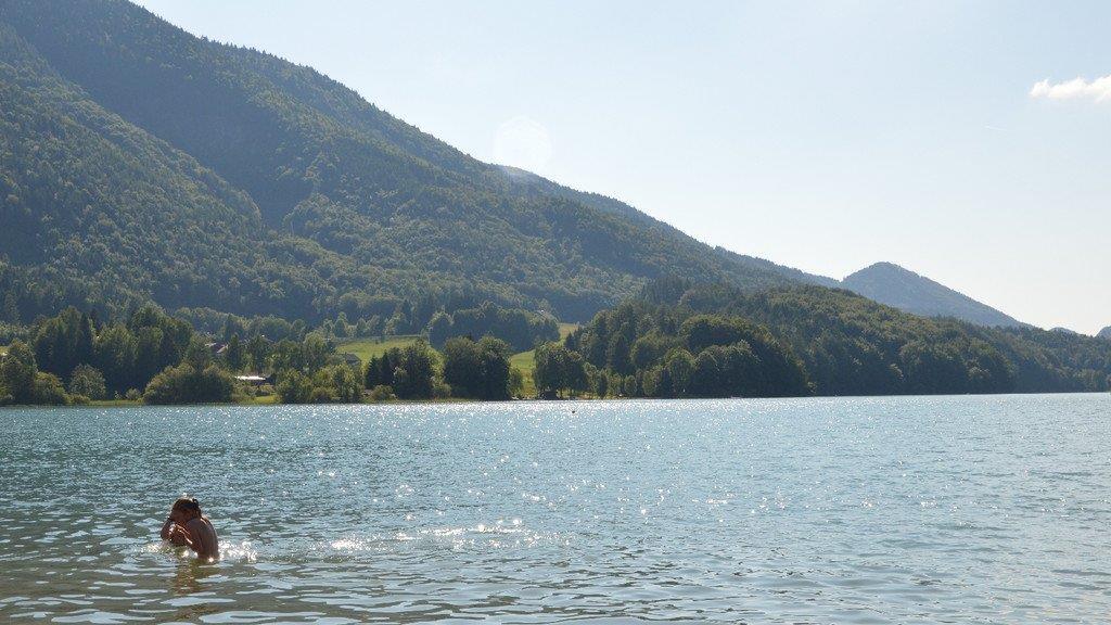 Badespaß am Fuschlsee