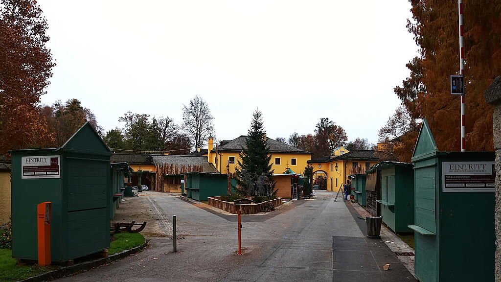 Hellbrunner Adventzauber: Aufbau