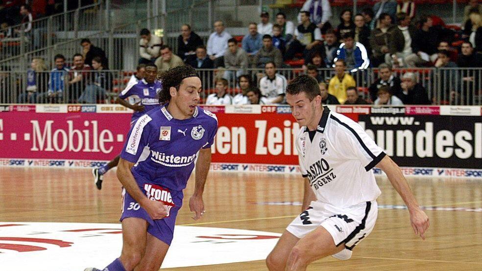 Markus Scharrer war schon zu aktiven Zeiten Fan einer gepflegten "Hallen-Kickerei".