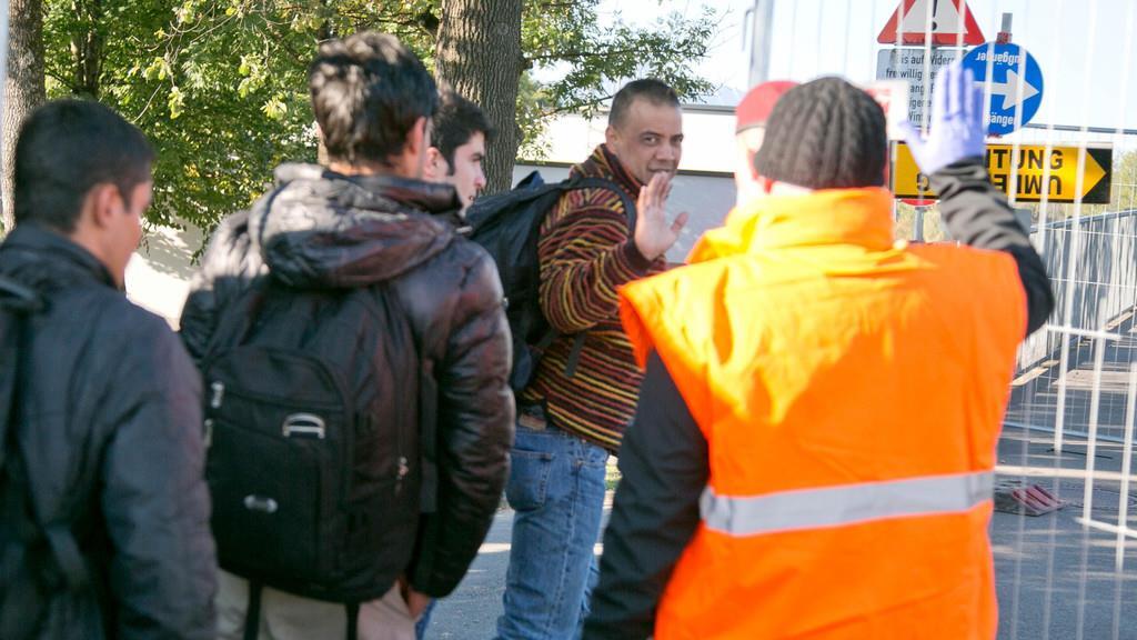 Flüchtlinge am Donnerstag in Salzburg