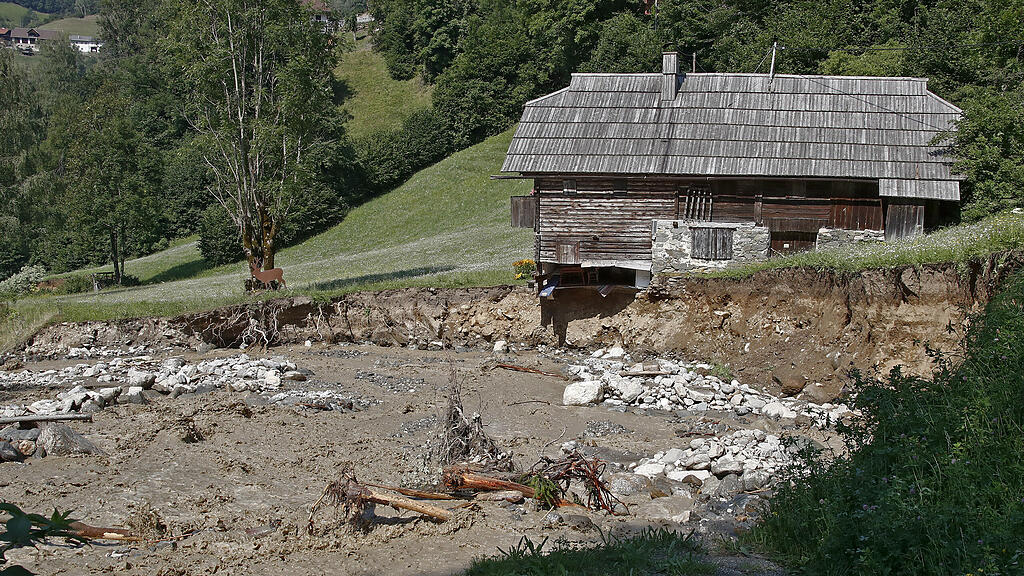 Unwetter, K\u00e4rnten, Spittal an der Drau