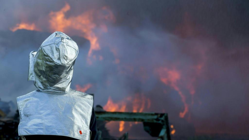 Großbrand in steirischer Recyclinganlage