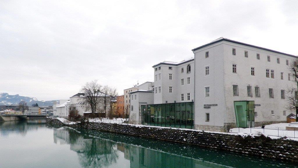 Blick über die Salzach in Hallein