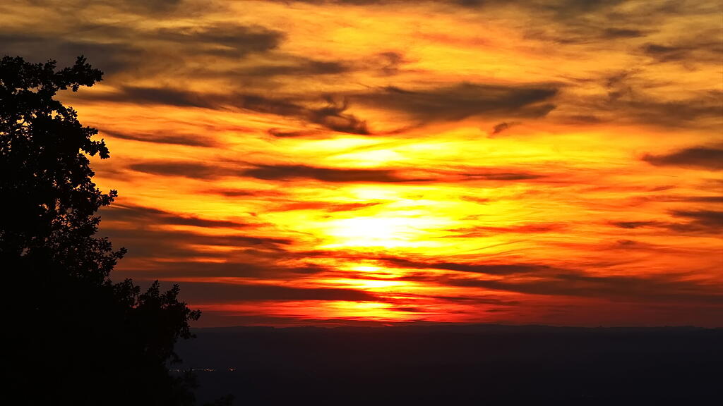 Mondfinsternis über Salzburg