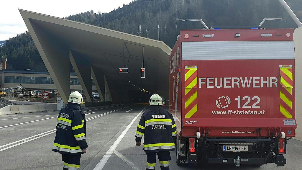 Verkehrsunfall im Gleinalmtunnel
