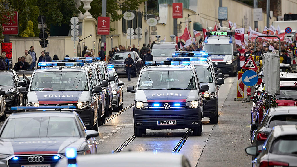ÖGB-Demo in Wien