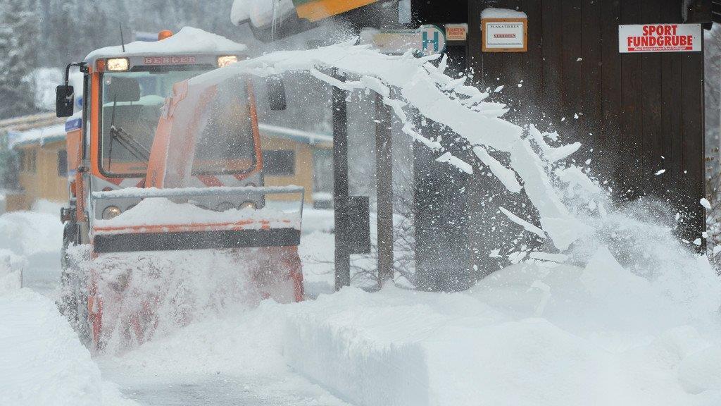 Schnee in Salzburg