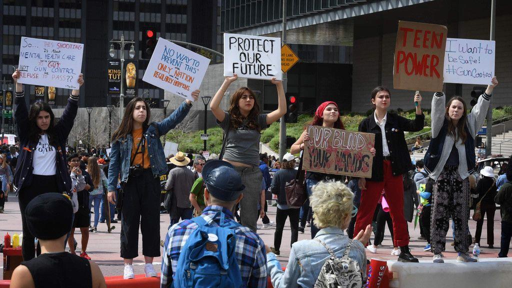 "March for our lives" in Los Angeles