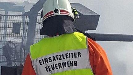 Maschinenhalle in Thalgau in Brand