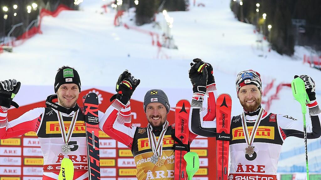Hirscher Matt Schwarz Ski-WM