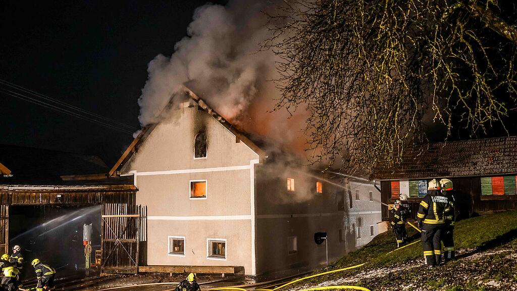Großbrand in Burgkirchen