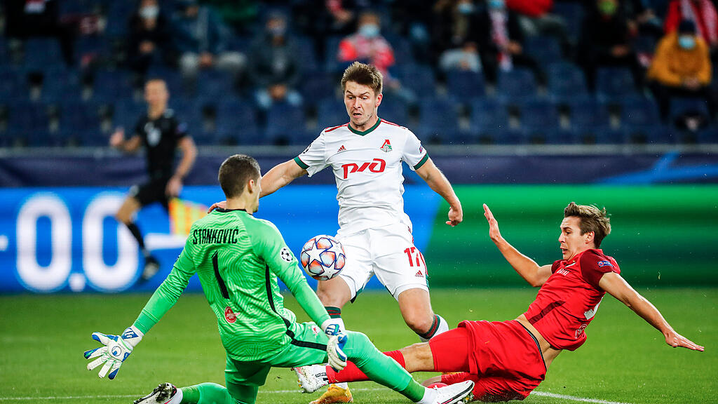 FC Salzburg, Lok Moskau, Champions League