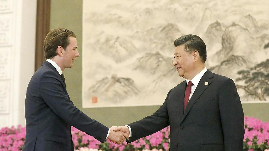 Kurz unterhielt sich mit Präsident Xi