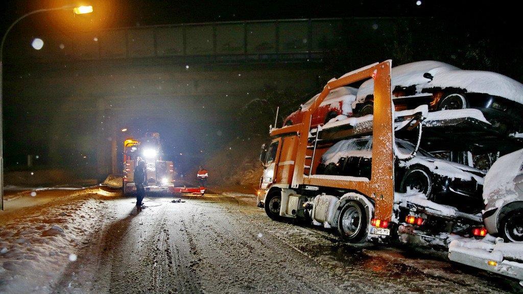 Lkw-Unfall in Puch