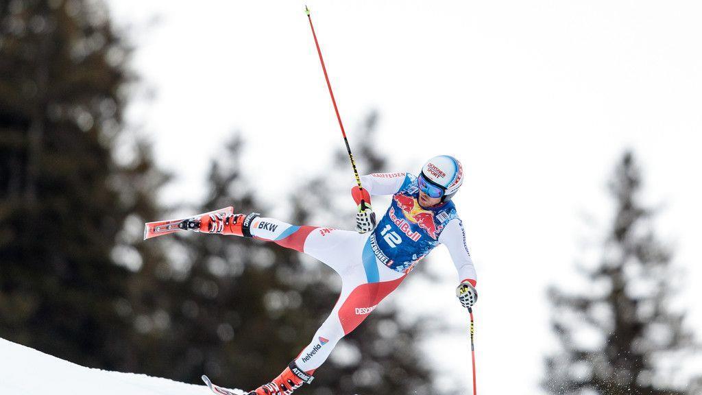 Abfahrtstraining in Kitzbühel