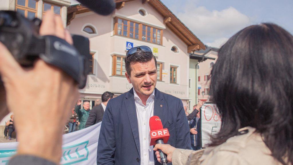 Demo für Krankenhaus in Mittersill