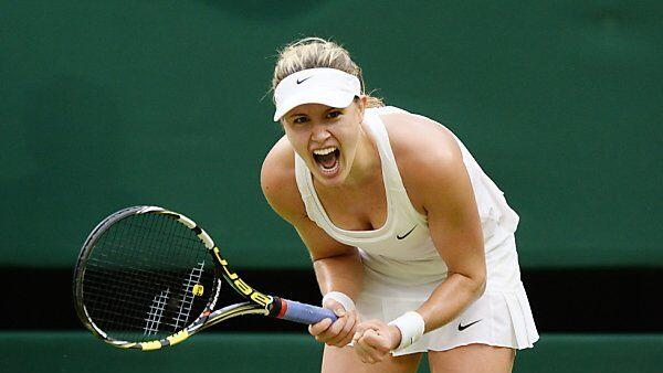 Eugenie Bouchard freut sich über ihren Sieg