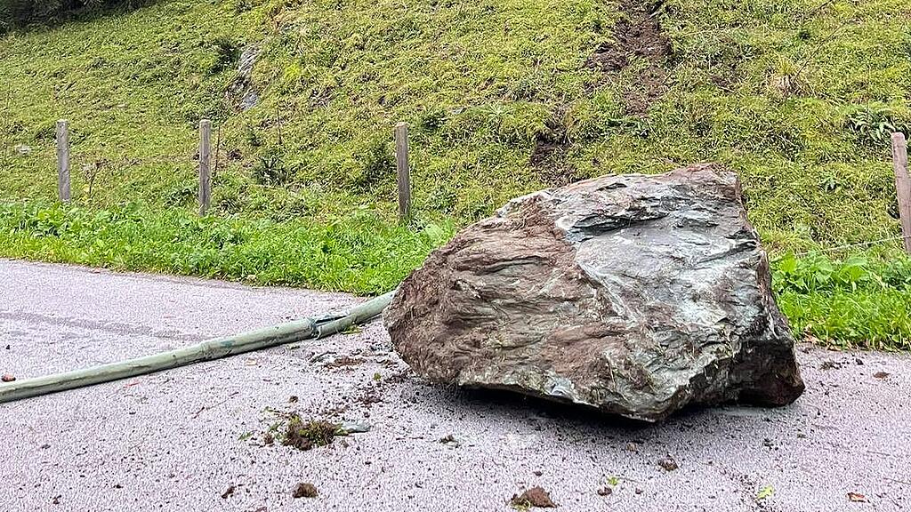 Felssturz in Bad Hofgastein