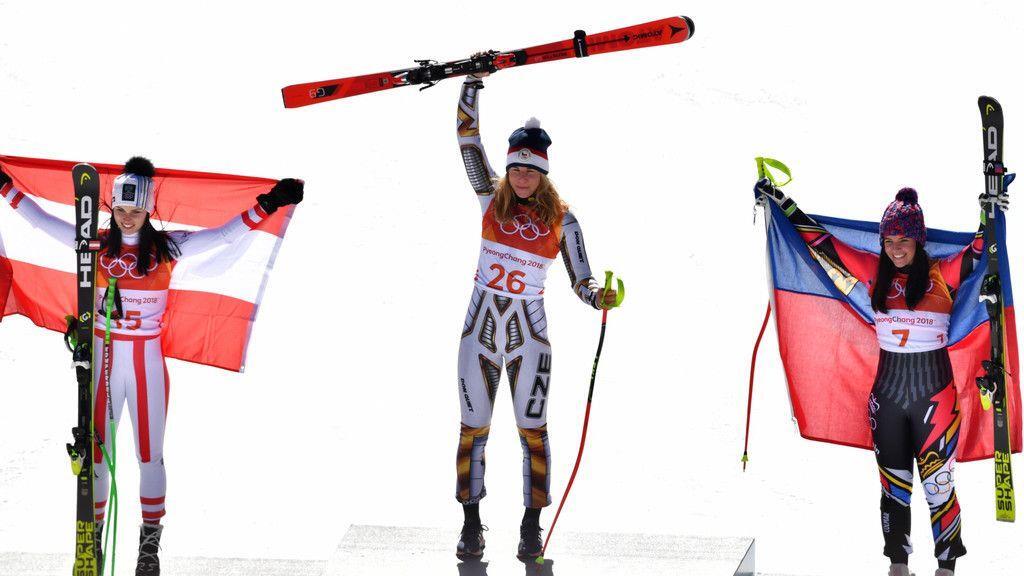 Olympia: Anna Veith holt Super-G-Silber