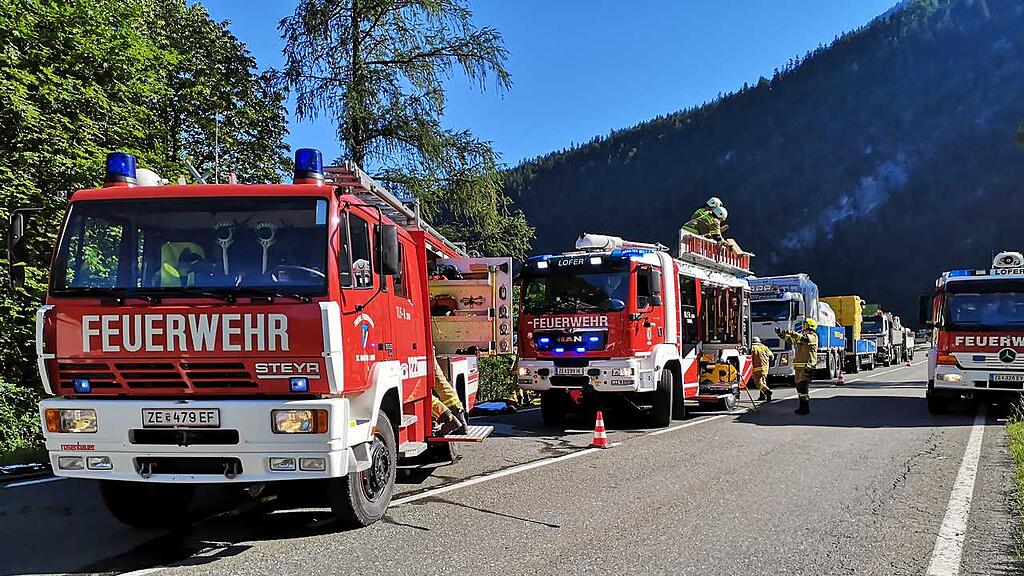 St. Martin bei Lofer, B311, Unfall