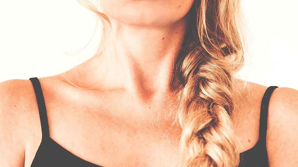 Zopf, Haare, Frau, SB