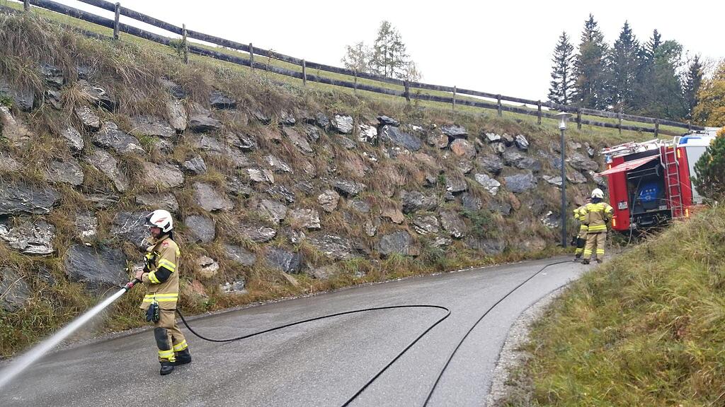 Goldegg Ölspur Feuerwehr Goldegg Feuerwehr Schwarzach